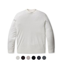 프로젝트엠 남성 라운드 카라 니트