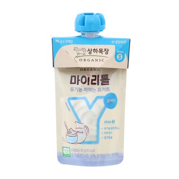 상하목장 유기농 마이리틀 요거트 플레인 255g (85g*3)