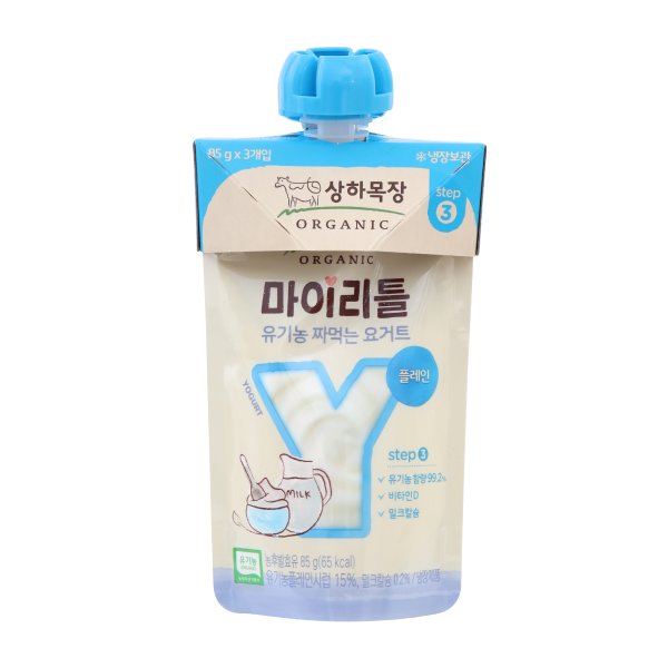 유기농 마이리틀 요거트 플레인 255g (85g*3)