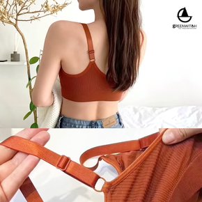 와이드밴드 끈조절 브라탑 캡나시 요가복