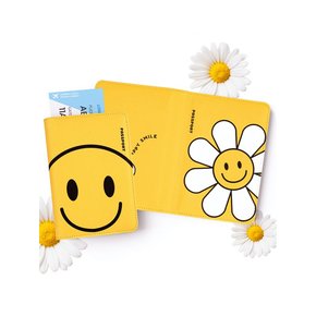 스마일 해킹방지 여권 케이스(Just4you Smile Rfid Anti-Skimming Passport Case)