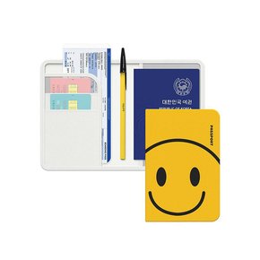 스마일 해킹방지 여권 케이스(Just4you Smile Rfid Anti-Skimming Passport Case)