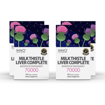 이노헬스앤케어 밀크씨슬 추출물 60배지캡슐 4개