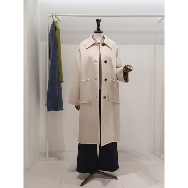 [파주점] 쥬크 주크 루즈핏 싱글카라 캐시울혼방 코트 V254MSG957