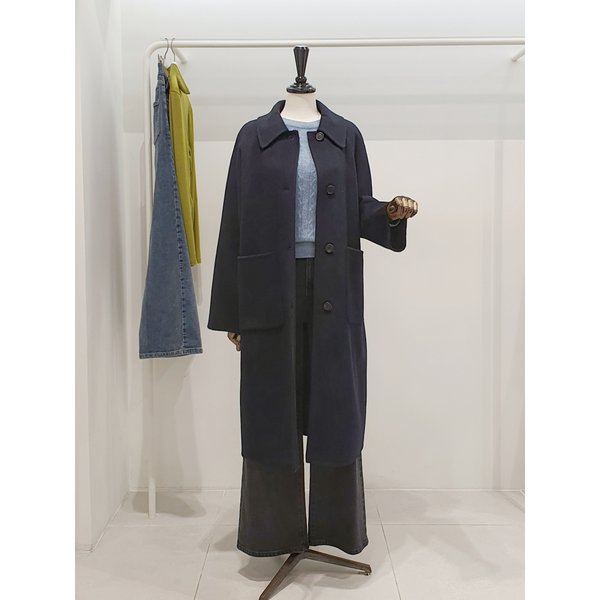 [파주점] 쥬크 주크 루즈핏 싱글카라 캐시울혼방 코트 V254MSG957