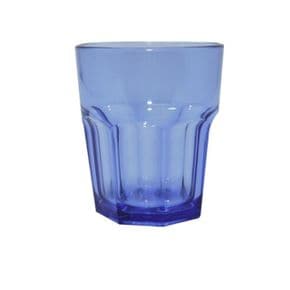 블루 팔각컵 270mL 물 음료 식당 PC컵