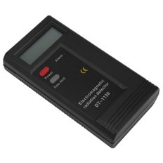 치루Emf 1 PC LCD Emf 방사선 검출기 리더 블랙 플라스틱 식 디지털 전자기 방사선 검출기 미터