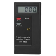 치루Emf 1 PC LCD Emf 방사선 검출기 리더 블랙 플라스틱 식 디지털 전자기 방사선 검출기 미터