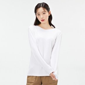 여성 베이직 긴팔 티셔츠 AEZG5102B01_P313979895