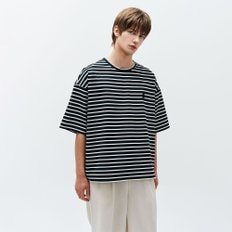 셈블런스 스트라이프 티셔츠 그린 ZH2TS816GR
