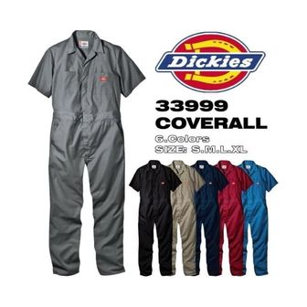  일본 디 점프수트 오버롤 Dickies Short Sleeve Coveralls 33999 1563998