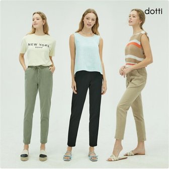 DOTTI 컬러 워싱 릴렉스핏 팬츠 3종세트(CWBW)