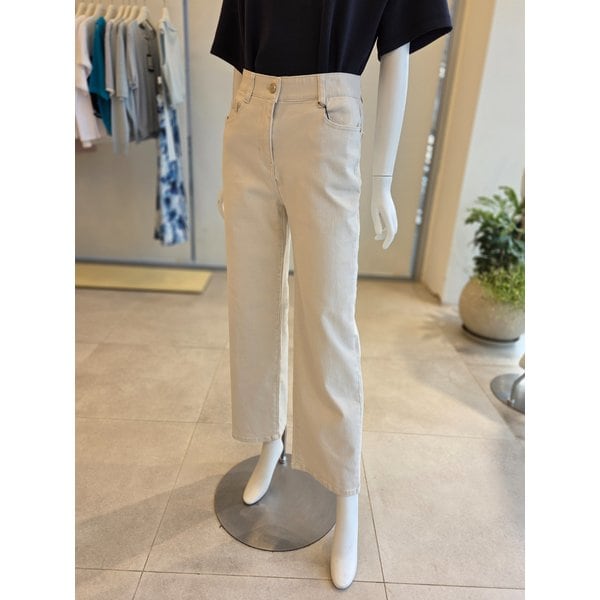 [여주점] [더 아이잗] 여성 스판 인밴딩 일자핏 데님 팬츠 (IS4M8SL711)