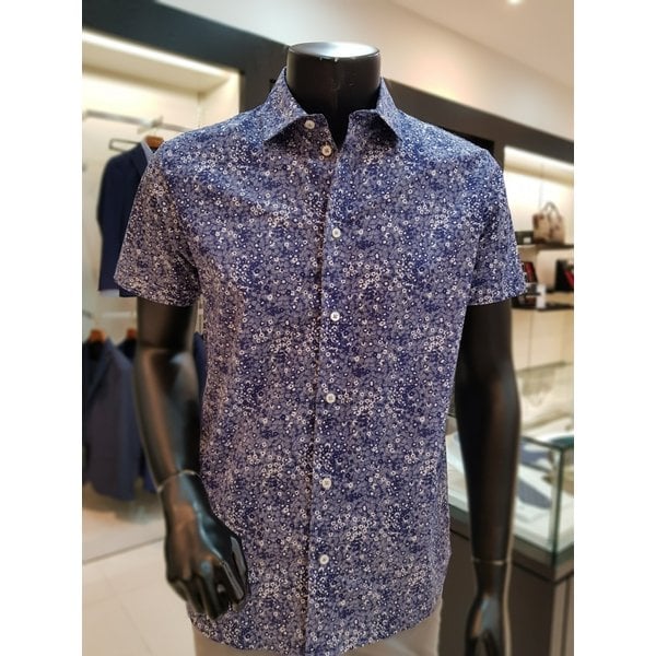 [파주점] [S.T.듀퐁] 남성 반팔 캐주얼 셔츠 (DD9SMDD4A108D)