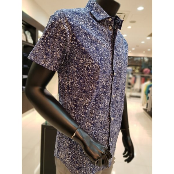 [파주점] [S.T.듀퐁] 남성 반팔 캐주얼 셔츠 (DD9SMDD4A108D)