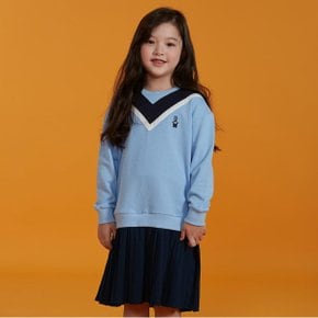 브이배색 플리츠 MIX원피스 PSS11NA22M SB_P379754671