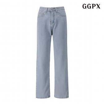 GGPX 정상가:69,000원  데일리 심플 스트레이트 일자 데님 팬츠 (GOBTA001D)