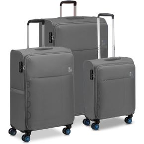 영국 론카토 캐리어 RONCATO Set of 3 Trolley 4W Sirio Anthracite 남녀공용 Adults CABINA Sui