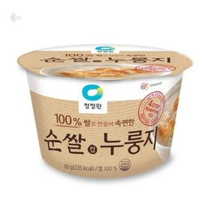 순쌀 누룽지(컵) 60g/1개 (강남점 소비기한 24년 12월 24일)