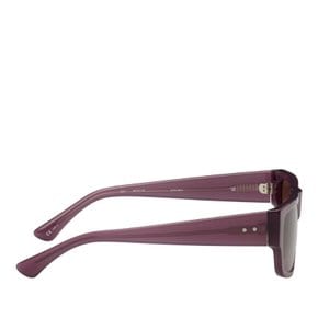 퍼플 Linda Farrow 189 C4 선글라스 DVN189C4SUN Aubergine/Brushed Si