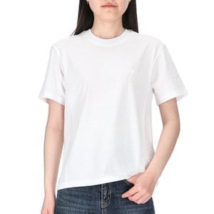 아미 [부산점] 하트로고 UTS003 724 100_W 남녀공용 오버핏 반팔티셔츠