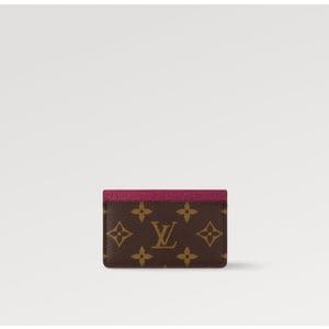 LOUIS VUITTON 여성 카드지갑 모노그램 푸시아 카드홀더 M60703 M60703