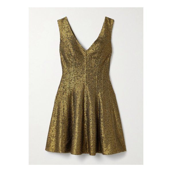 노마카말리 그레이스 시퀸 스트레치 저지 미니 드레스 골드 46376663162922899
