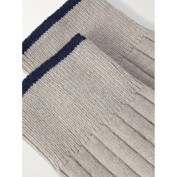 브루넬로쿠치넬리 리브 버진 울 블렌드 양말 46376663162948127