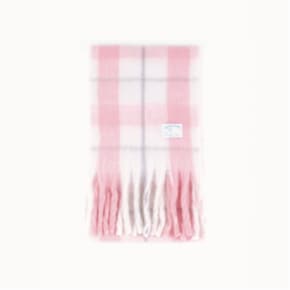 FAIRY COTTON CHECK MUFFLER [FAIRY RIBBON] - FAIRY 코튼 체크 머플러 (M003FR)