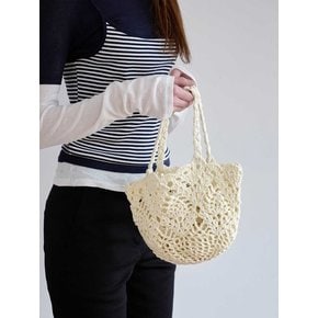 Pineapple Mini Tote Bag _ Cream