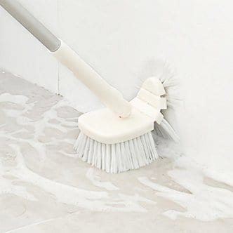  관절형 욕실 화장실 베란다 바닥 모서리 틈새 청소솔 롱 청소 브러쉬 길이조절