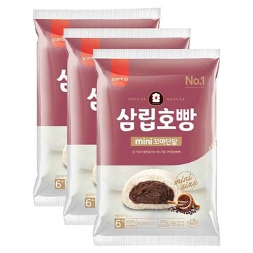 신세계라이브쇼핑 [오티삼립]냉동 단팥꼬마호빵 6입(240g) 3개