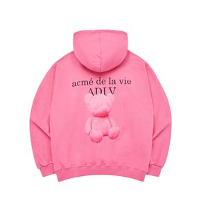 FUZZY BEAR HOODIE DARK PINK 퍼지베어후드 다크핑크 HDAFZB-DPK