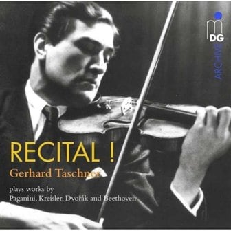 media synnara [LP]게르하르트 타슈너 - 리사이틀 [한정반] / Gerhard Taschner Recital - Paganini, Kreisler, Dvorak, Beethoven Edith Farnadi