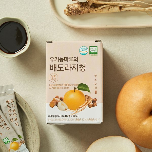 유기농 배도라지청 [짜먹는스틱형] 10g x 30포