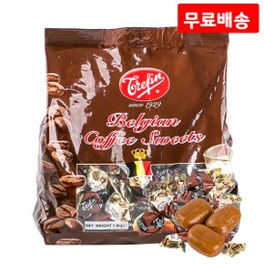 카피나 벨지안 커피맛 스위트캔디 1.5kg X 1 대용량 개별포장 트레핀