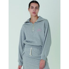 Eve Half Zip _ Grey