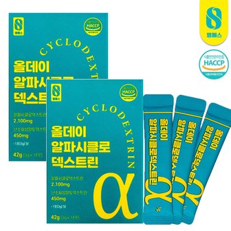 인차 알파시클로덱스트린 분말 스틱 14포x2박스