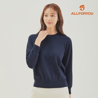 올포유 [FW] [모델착장] 여성 라운드넥 풀오버 ALSRK8151-915