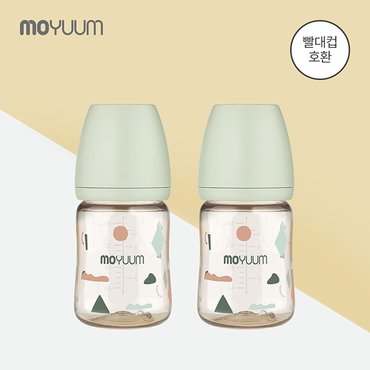 모윰 PPSU 올인원 젖병 170ml 2팩 - 클라우드 에디션