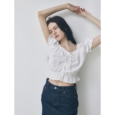 후아유 Dobby Shiring Blouse WHYAF3541F