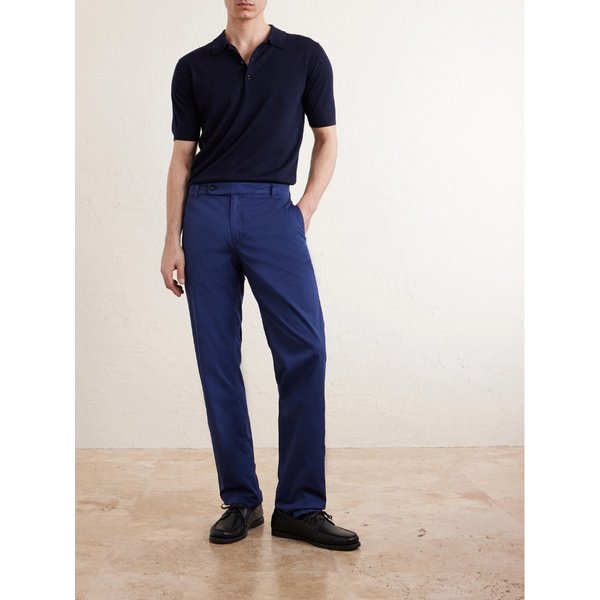 스트레이트 코튼 블렌드 팬츠 46376663163000804