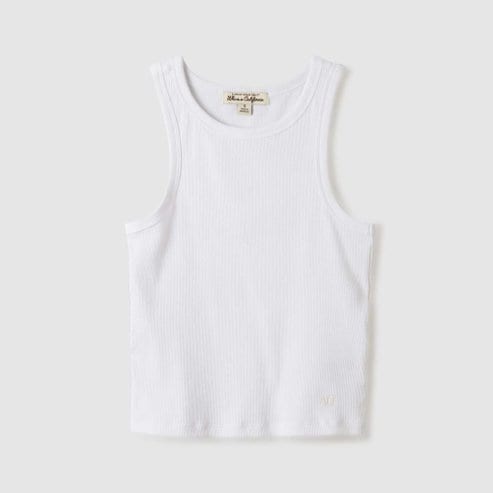 후아유 Ribbed Crop Sleeveless  WHRNE2524F