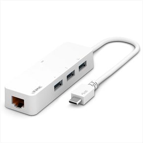 U1003C TYPE-C 기가비트 유선 랜카드 + USB3.0 3포트 허브