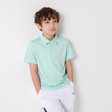 (130사이즈 할인)Kids / Junior golf 반팔 카라 티셔츠 (민트)