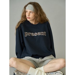 Present patch sweatshirt_navy