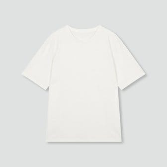 JAJU 여 스마트 코튼 루즈핏 반팔 라운지 티셔츠 J205201005001
