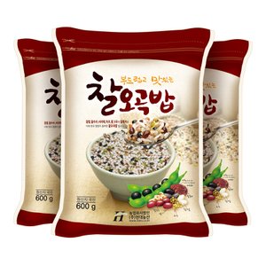 현대농산 국산 찰오곡밥 1.8kg (600gx3봉)