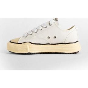 25FW 메종 미하라 야스히로 피터슨 VL OG 솔 캔버스 로우탑 A09FW733WHITE