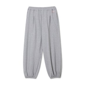 SOFT TOUCH ONE-TUCK SWEATPANTS MELANGE GREY